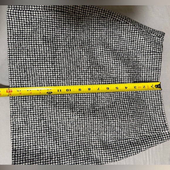 Massimo Dutti Black and White Houndstooth Blazer Wool - Picture 10 of 13